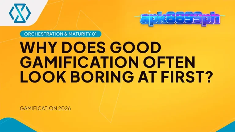 Visualisasi abstrak dari strategi gamifikasi iGaming yang terstruktur dan modern